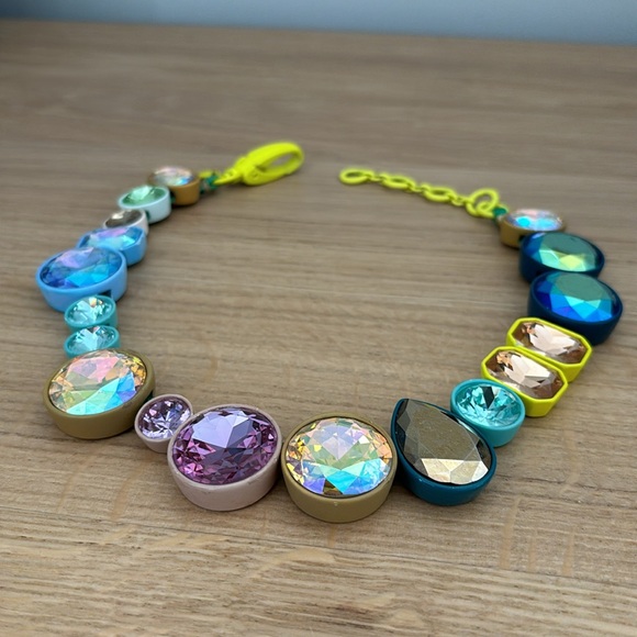 J Crew Multi Jumbo Brûlée Necklace - Picture 4 of 13